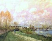 阿尔弗莱德 西斯莱 : Summer at Bougival